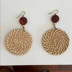 Straw Earrings